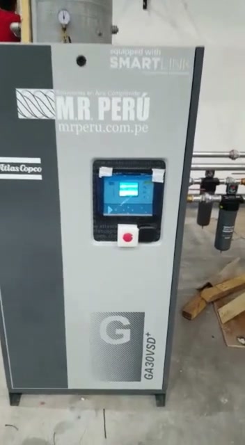 Compresor VSD en planta de fabricación de techos